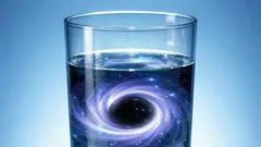 Wissenschaftler haben im Wasser einen Effekt entdeckt, der dem von Schwarzen Löchern ähnelt